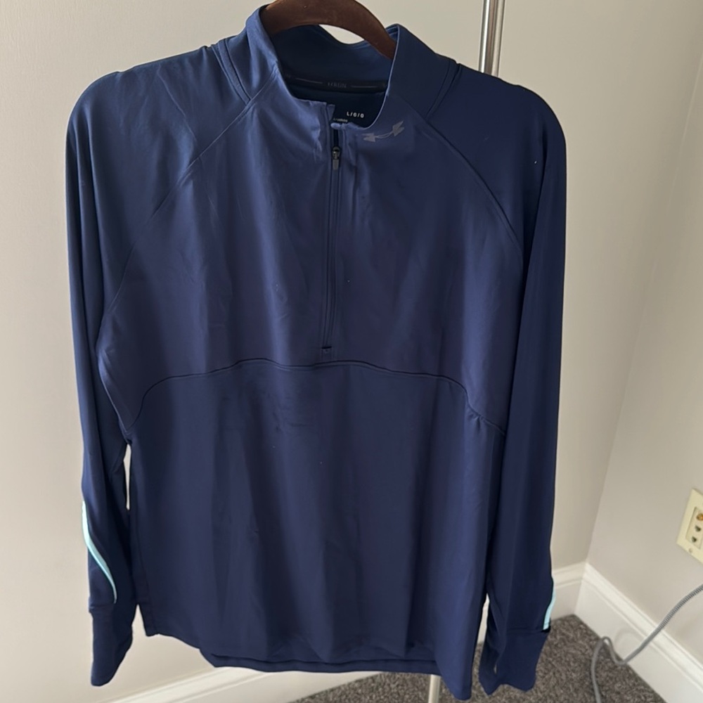 Under Armour men’s size large‎ Navy Blue Quarter-Zip Pullover